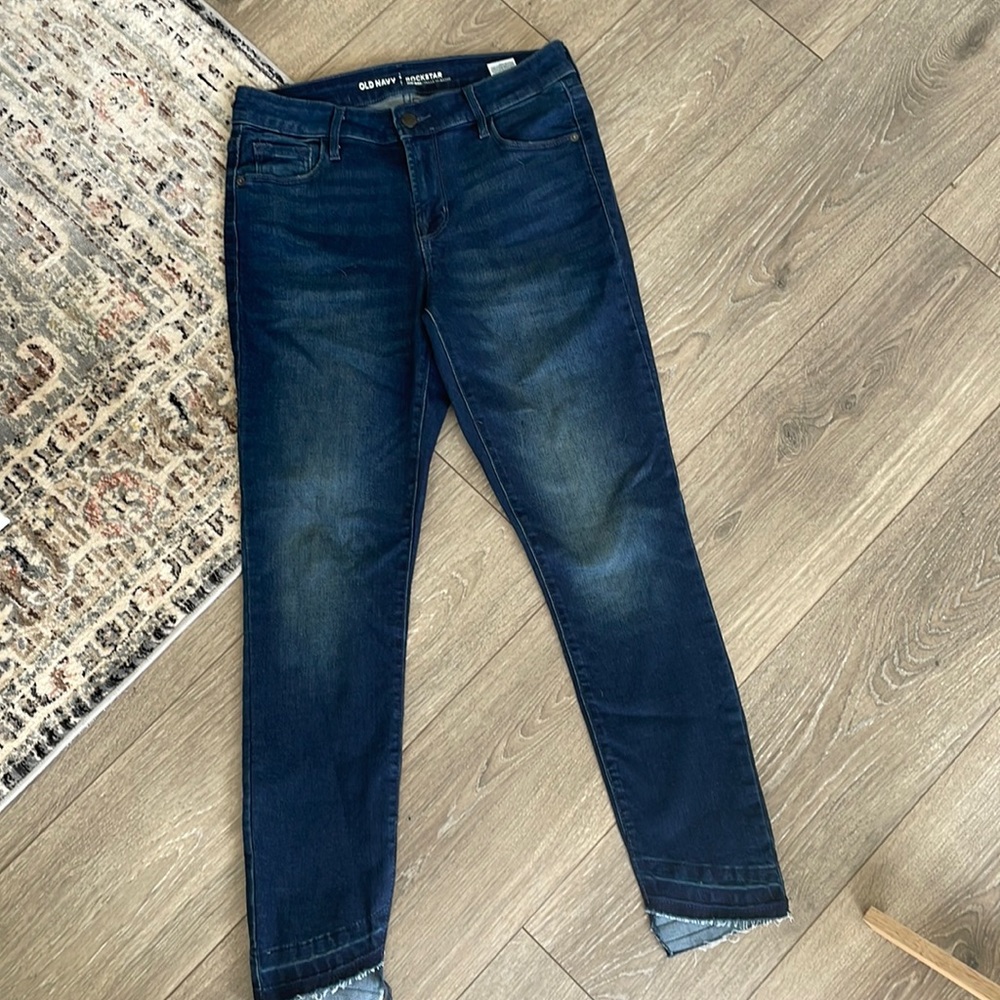 Old Navy Mid Rise Rockstar Jeans
